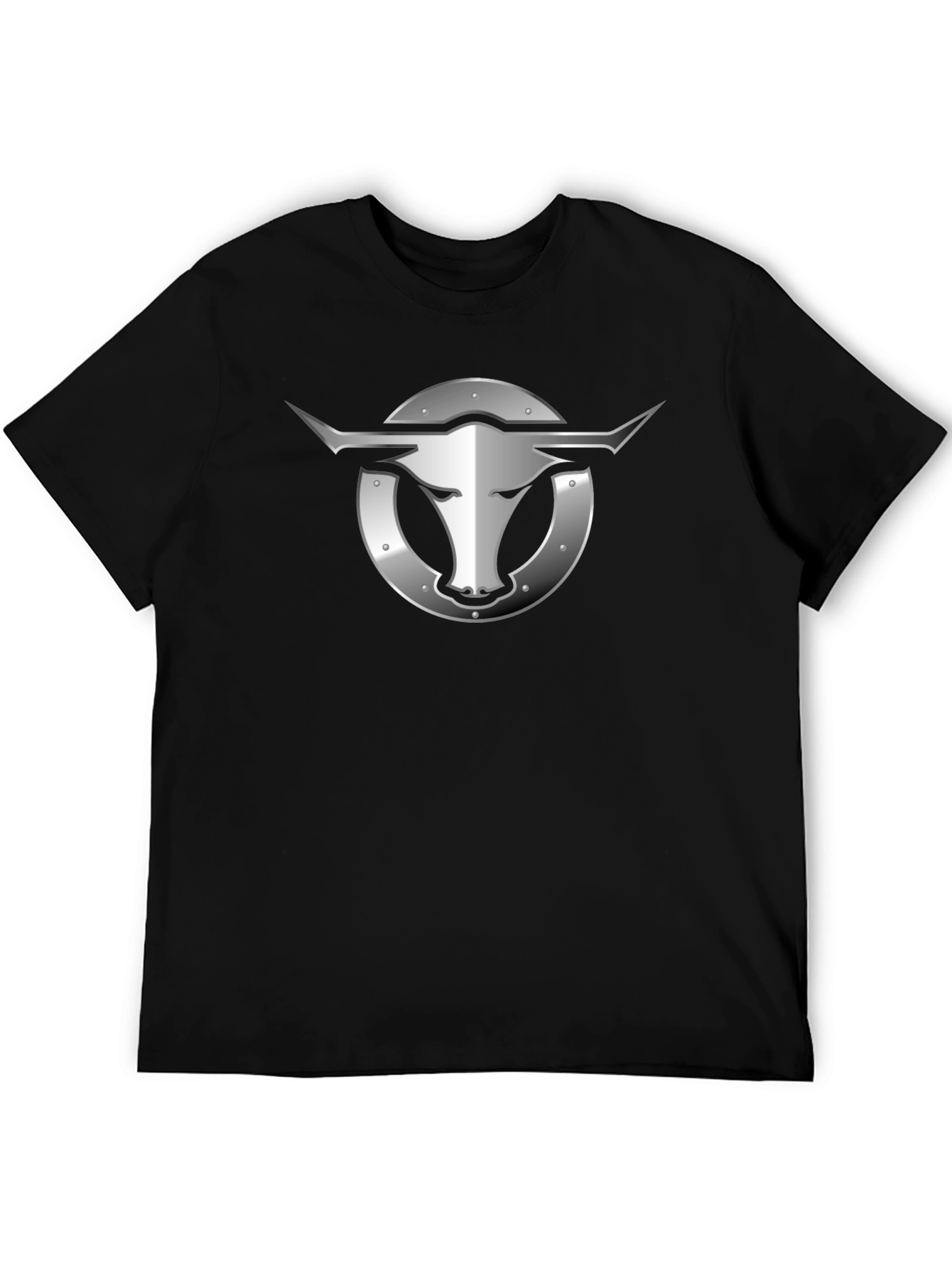 Bull Head Graphic Tee - Black