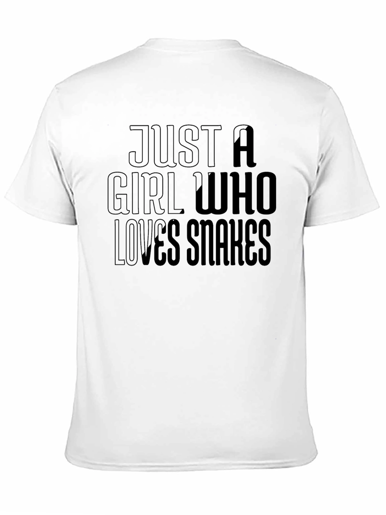 Just a Girl Who Loves Snakes T-Shirt