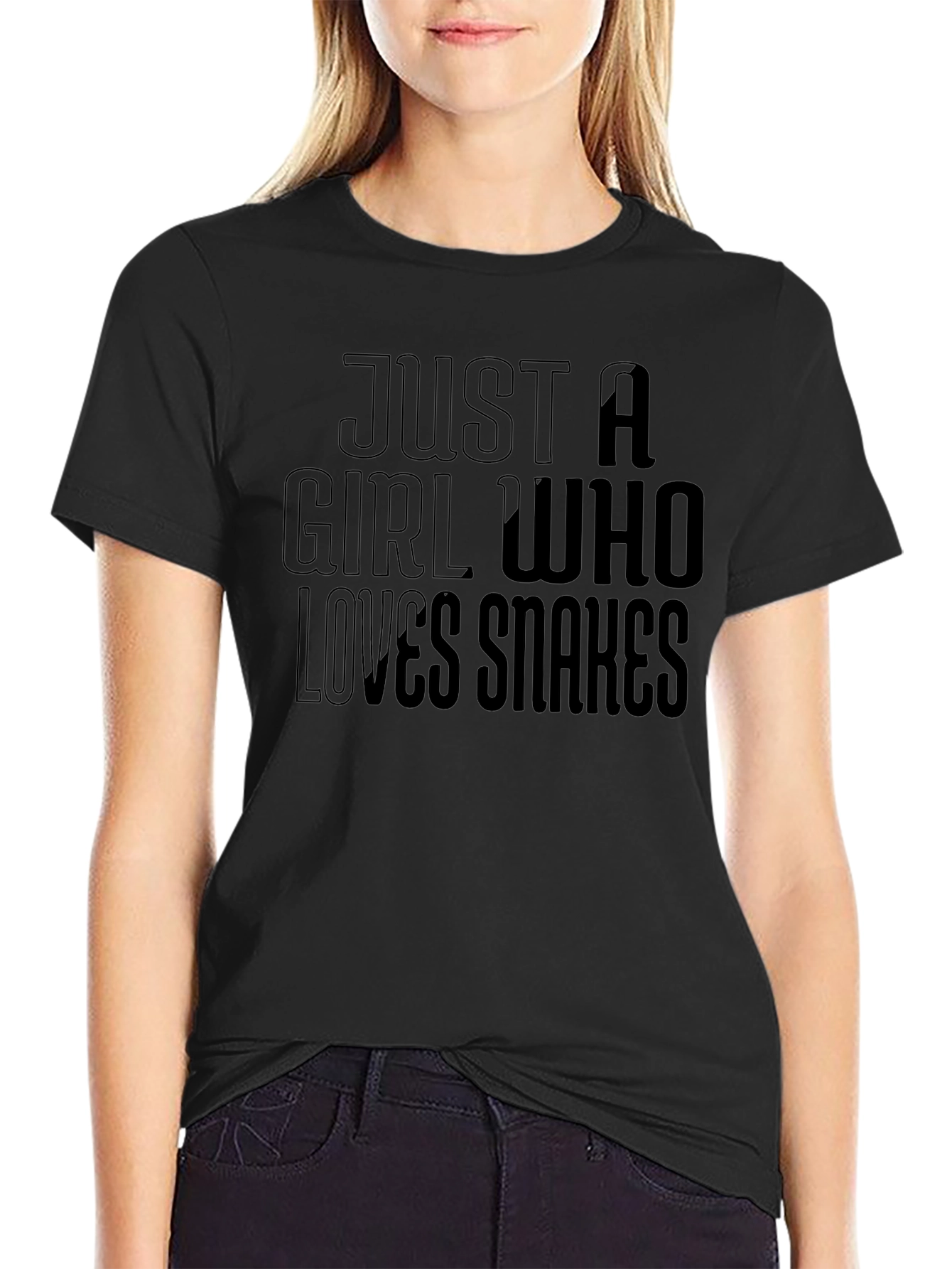 Just a Girl Who Loves Snakes T-Shirt