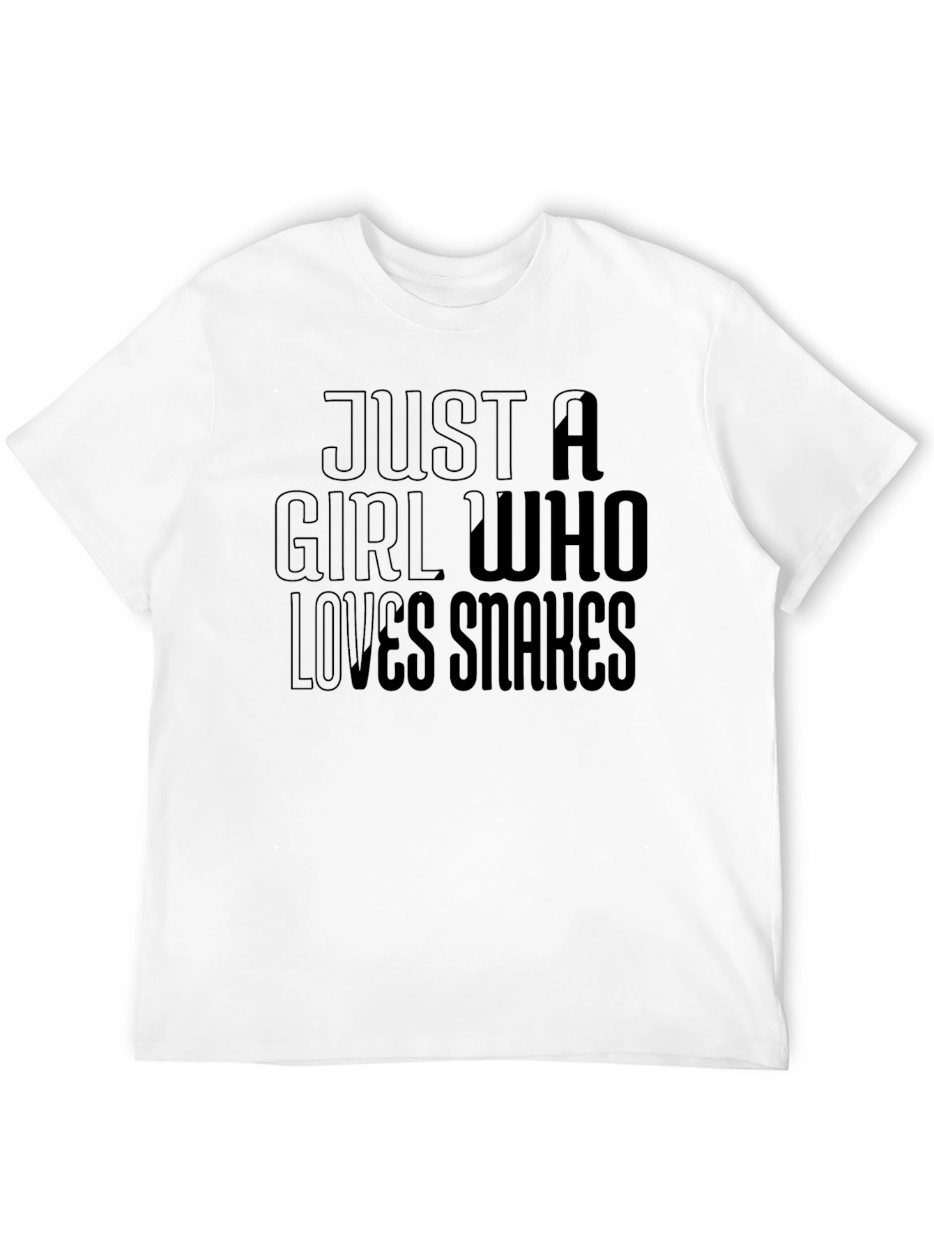 Just a Girl Who Loves Snakes T-Shirt