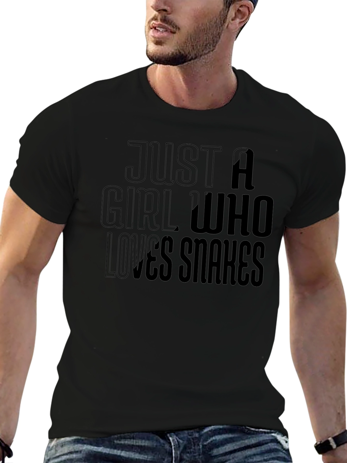 Just a Girl Who Loves Snakes T-Shirt