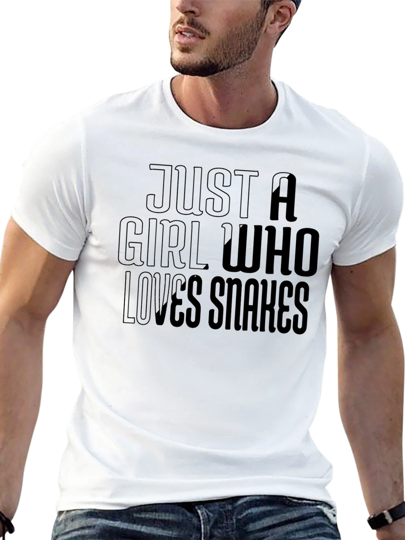 Just a Girl Who Loves Snakes T-Shirt
