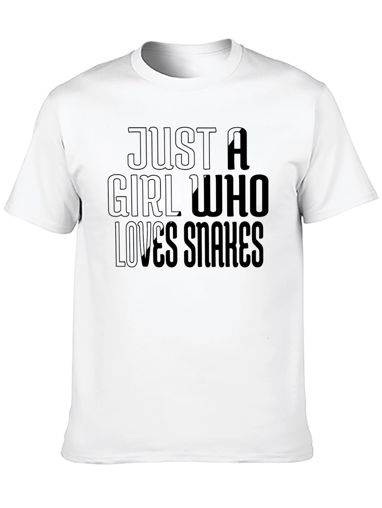 Just a Girl Who Loves Snakes T-Shirt
