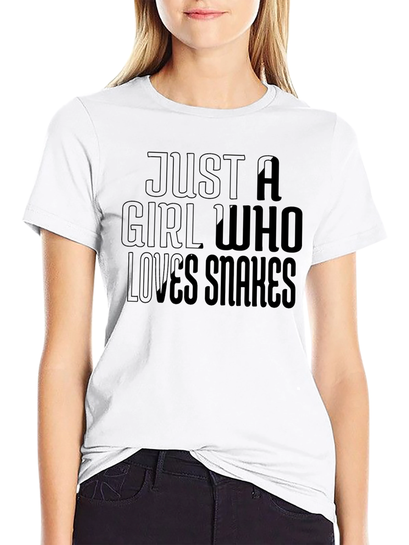 Just a Girl Who Loves Snakes T-Shirt