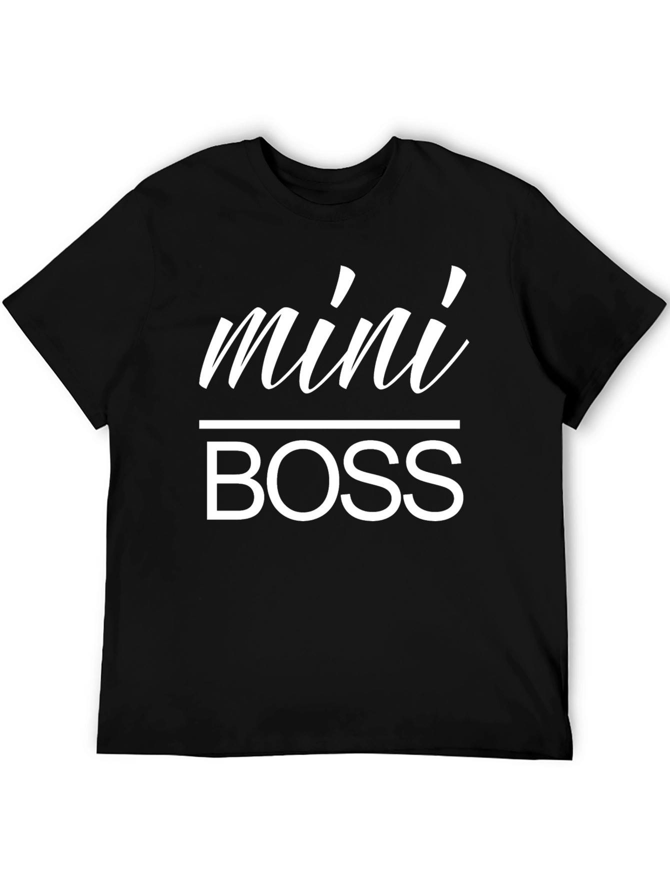 Mini Boss Graphic Tee - Trendy Style