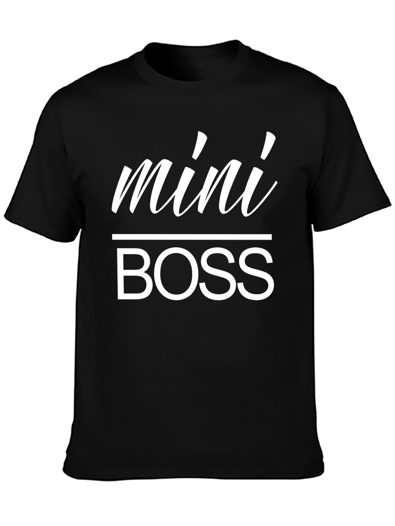 Mini Boss Graphic Tee - Trendy Style