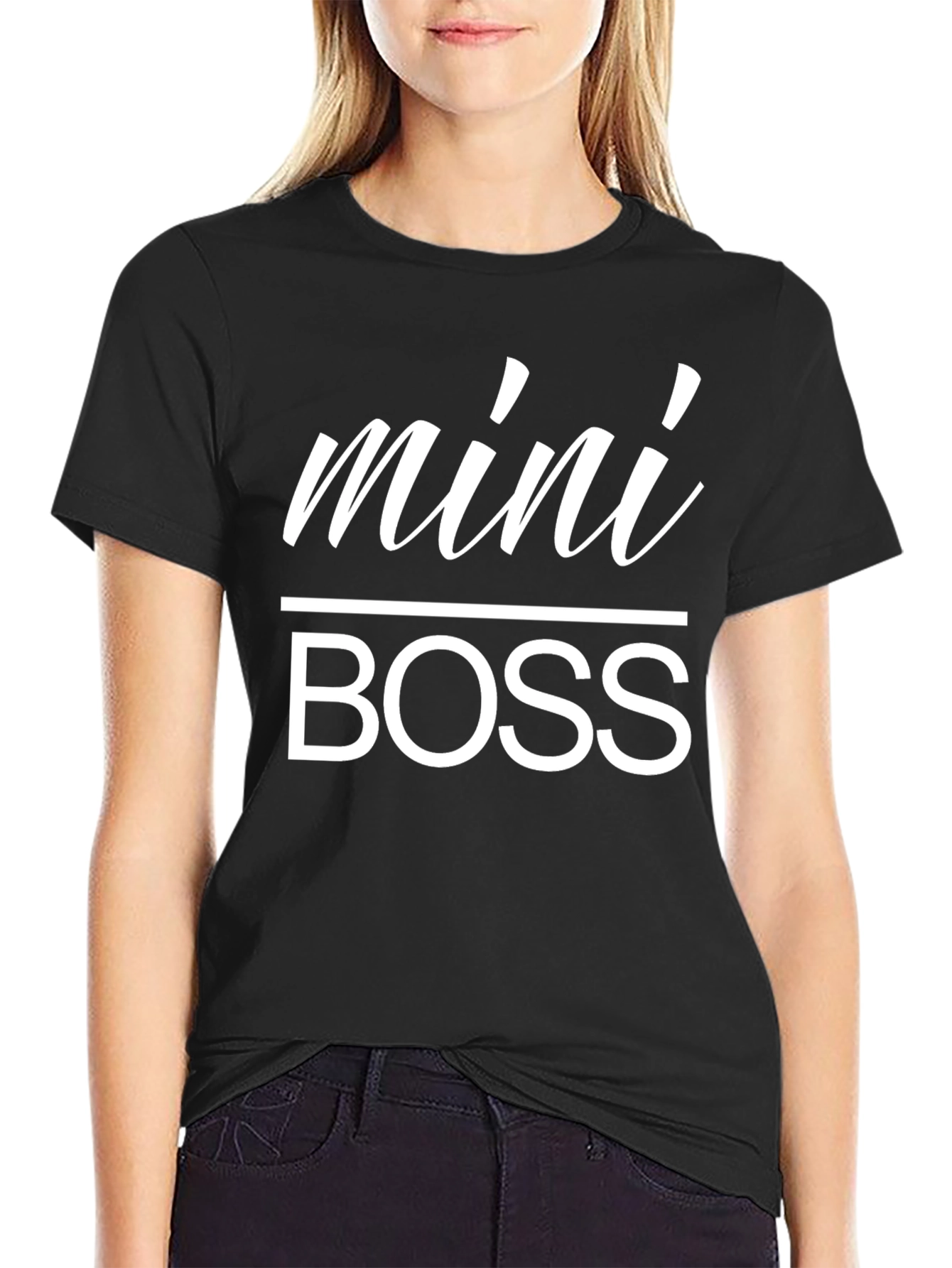 Mini Boss Graphic Tee - Trendy Style