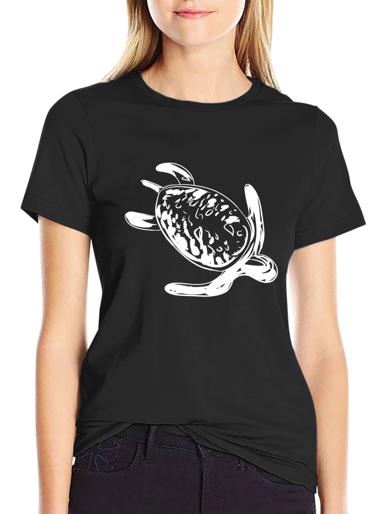 Turtle Graphic Tee - Black T-Shirt