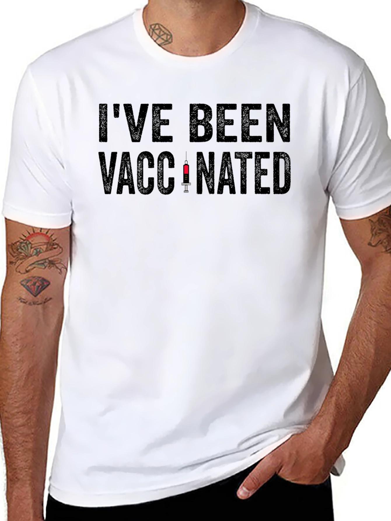 Ive Been Vaccinated T-Shirt - Novelty Graphic Tee