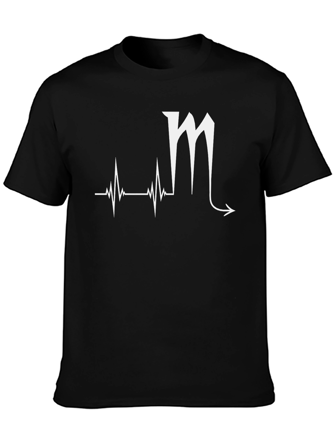 Scorpio Zodiac Sign Heartbeat T-Shirt