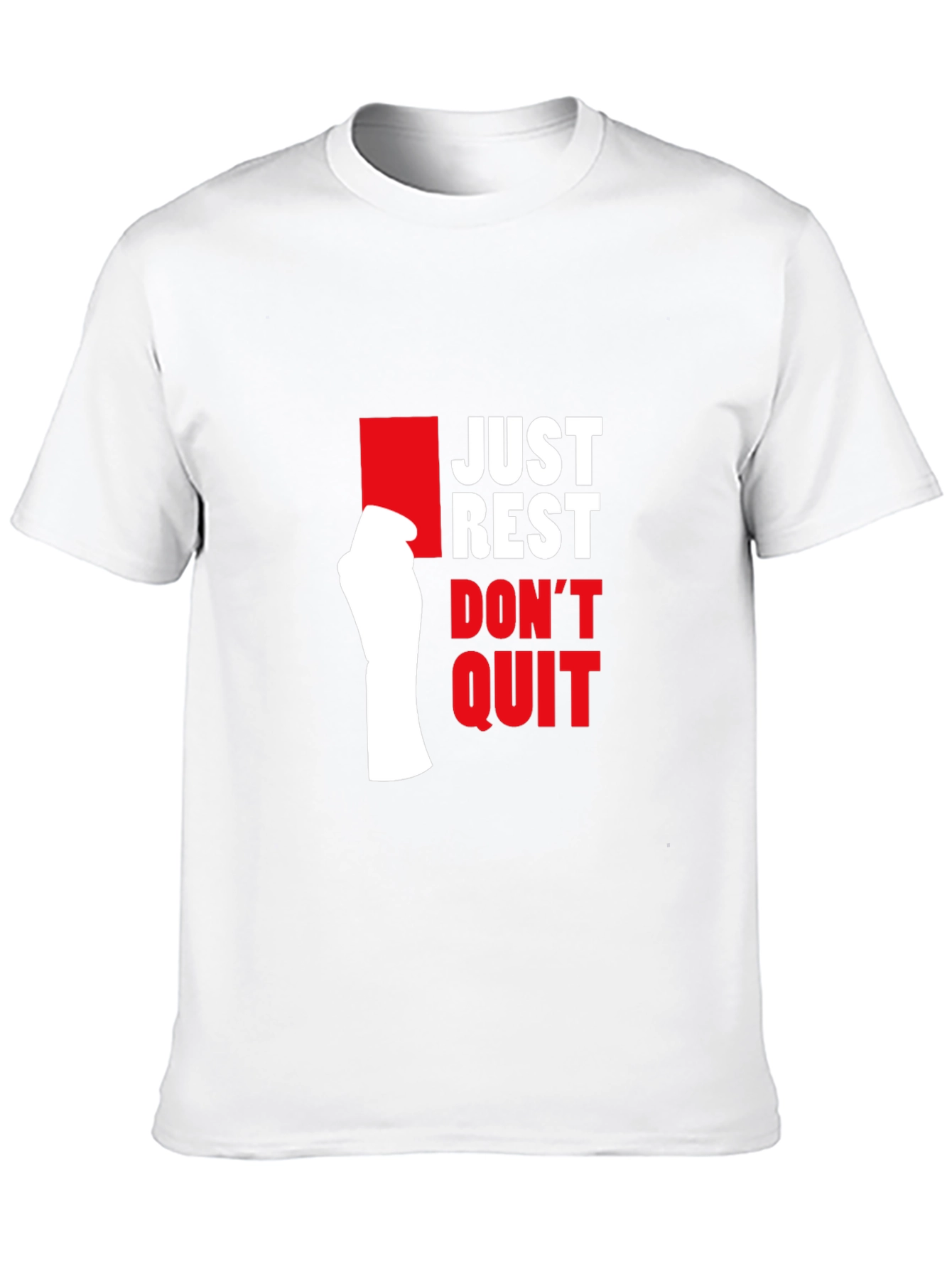 Motivational Just Rest Dont Quit Graphic T-Shirt