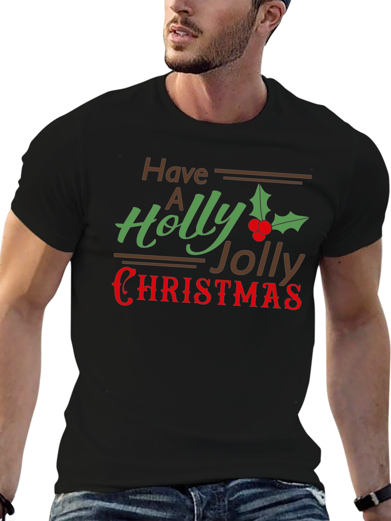 Holly Jolly Christmas Graphic Tee