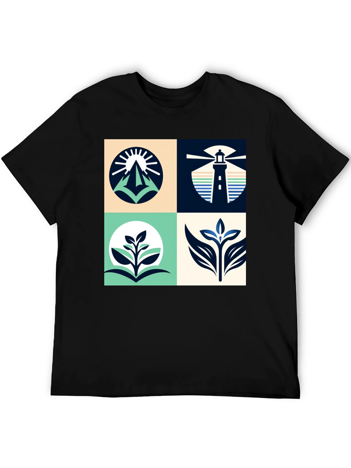 Nature Inspired Graphic Tee - Modern Design