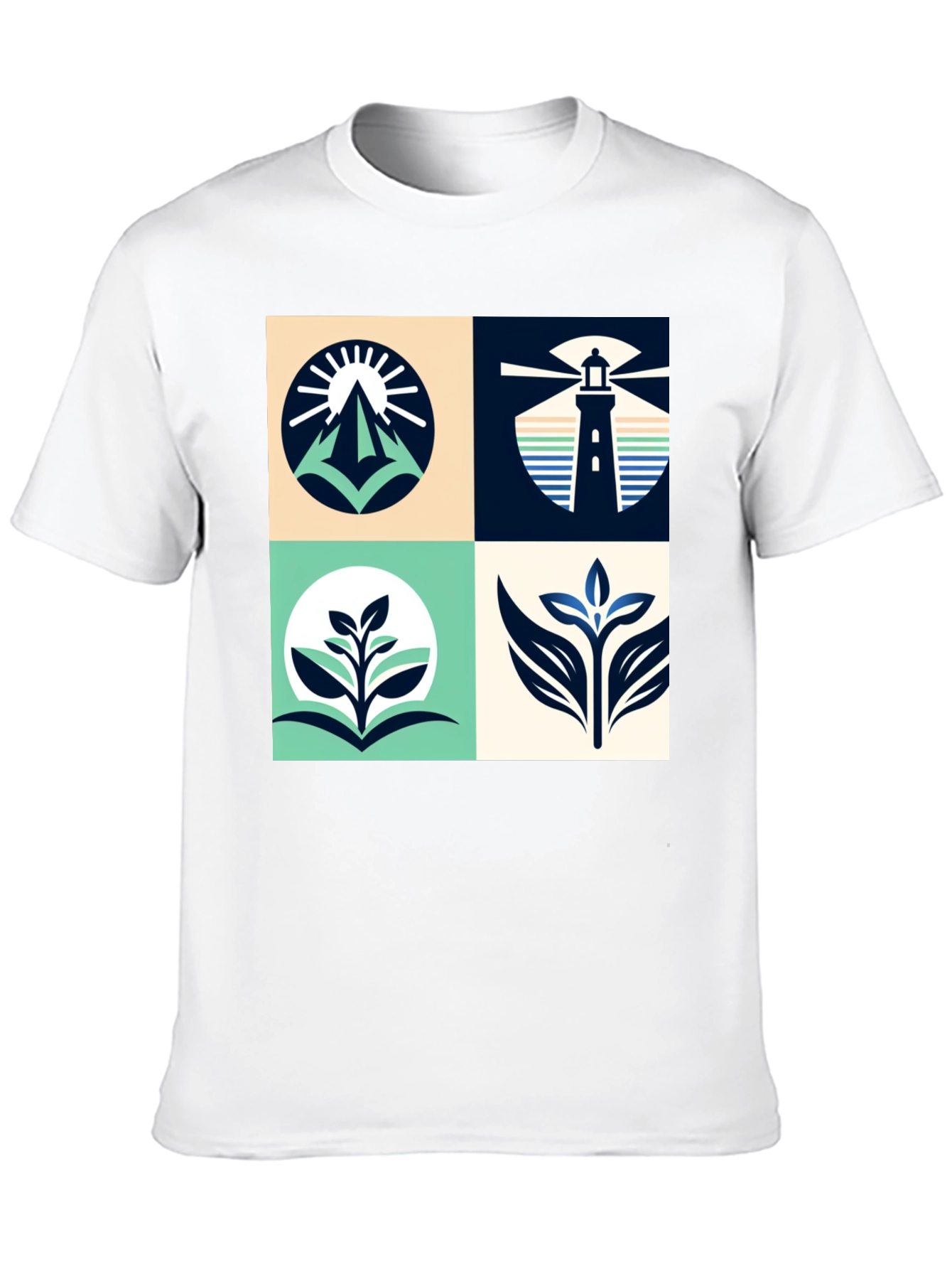 Nature Inspired Graphic Tee - Modern Design