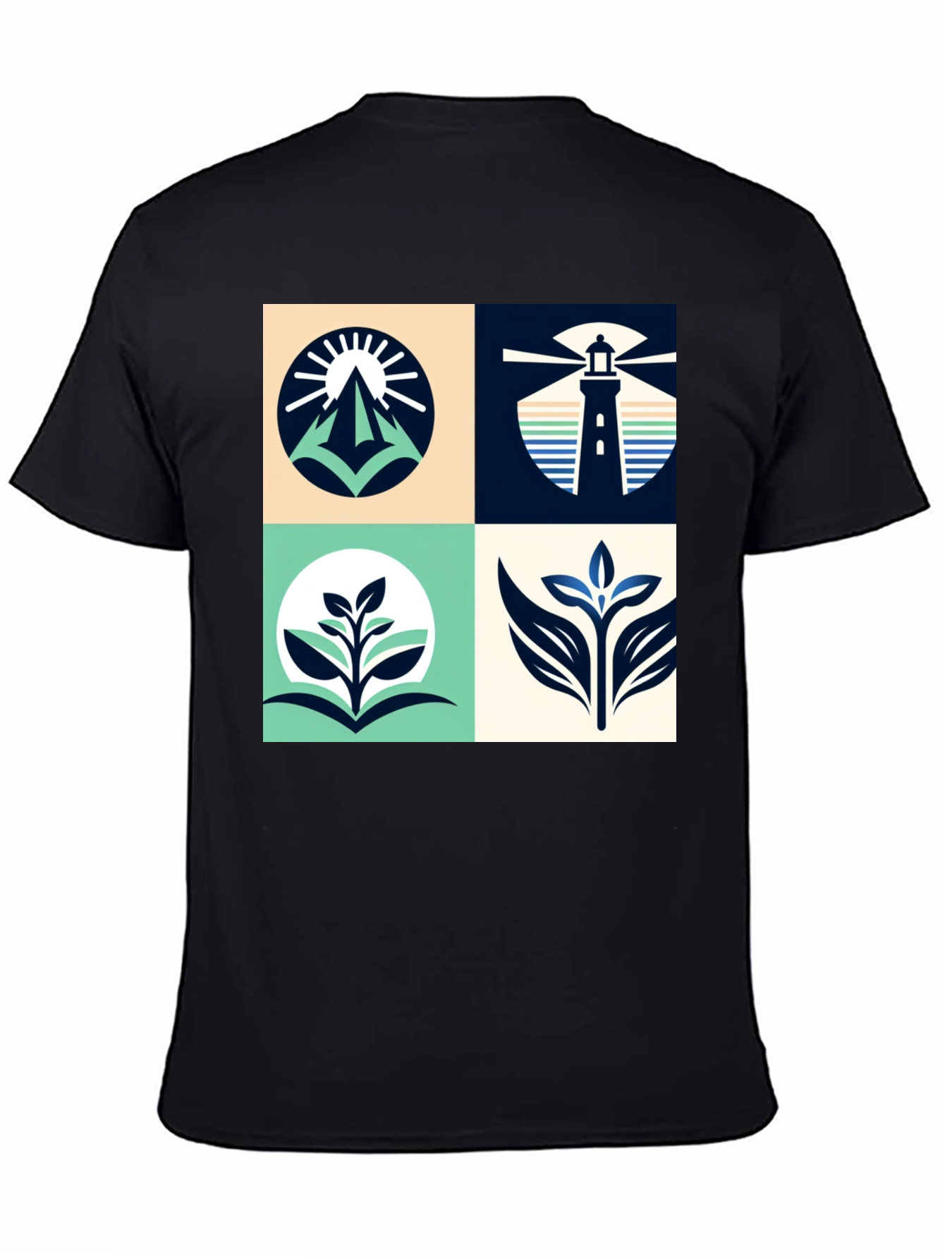 Nature Inspired Graphic Tee - Modern Design