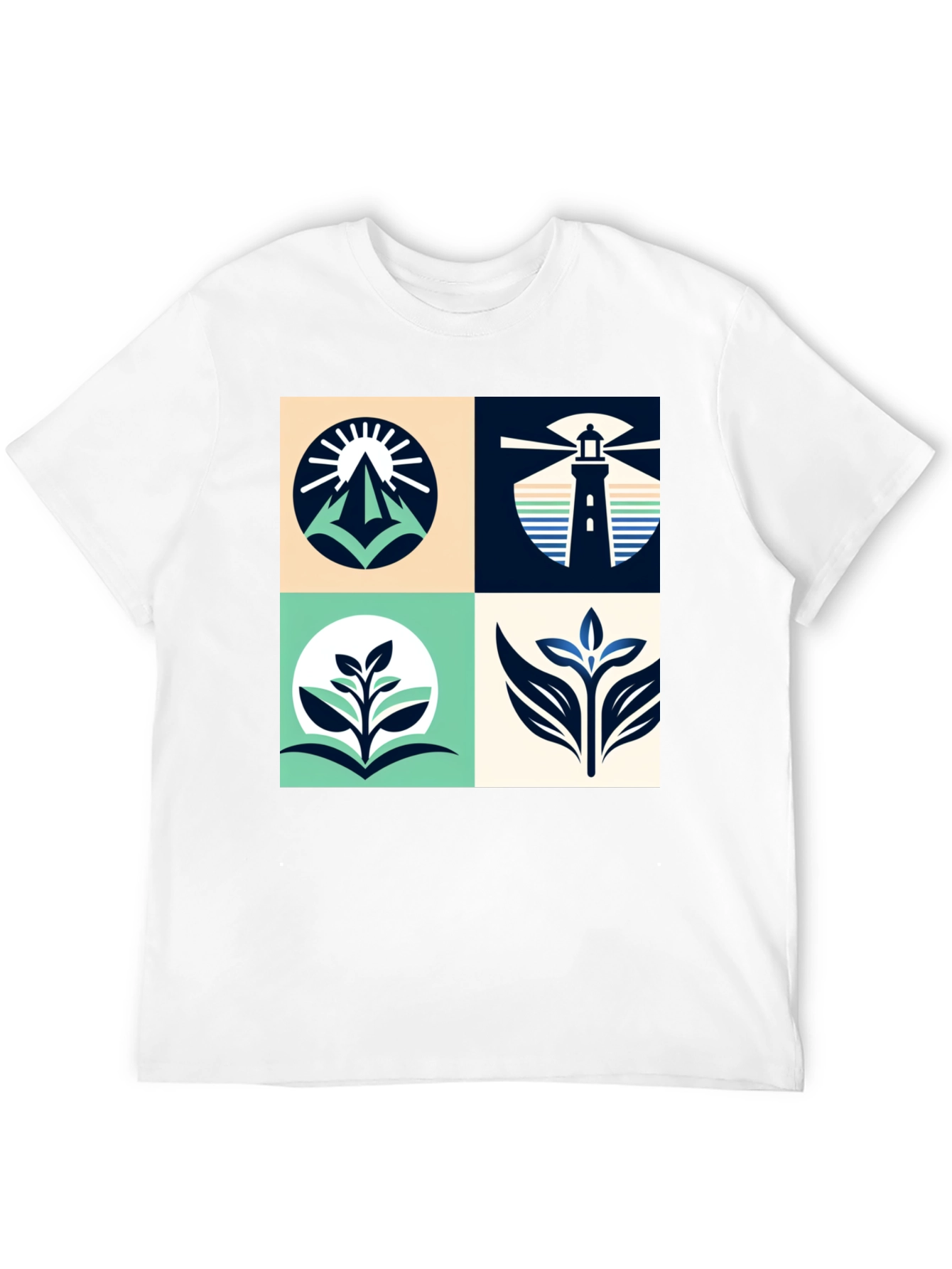 Nature Inspired Graphic Tee - Modern Design