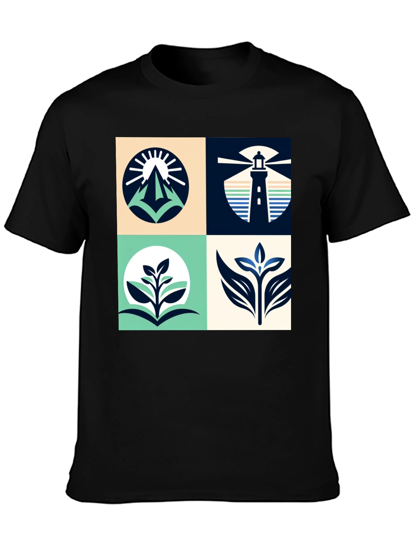 Nature Inspired Graphic Tee - Modern Design