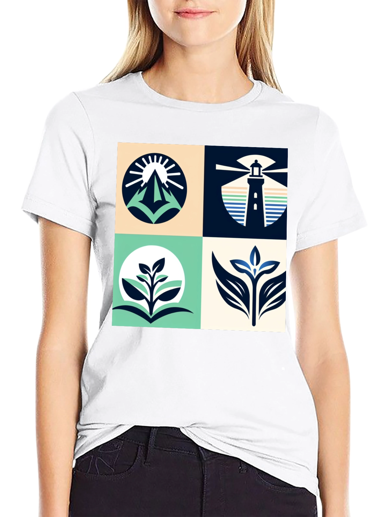 Nature Inspired Graphic Tee - Modern Design