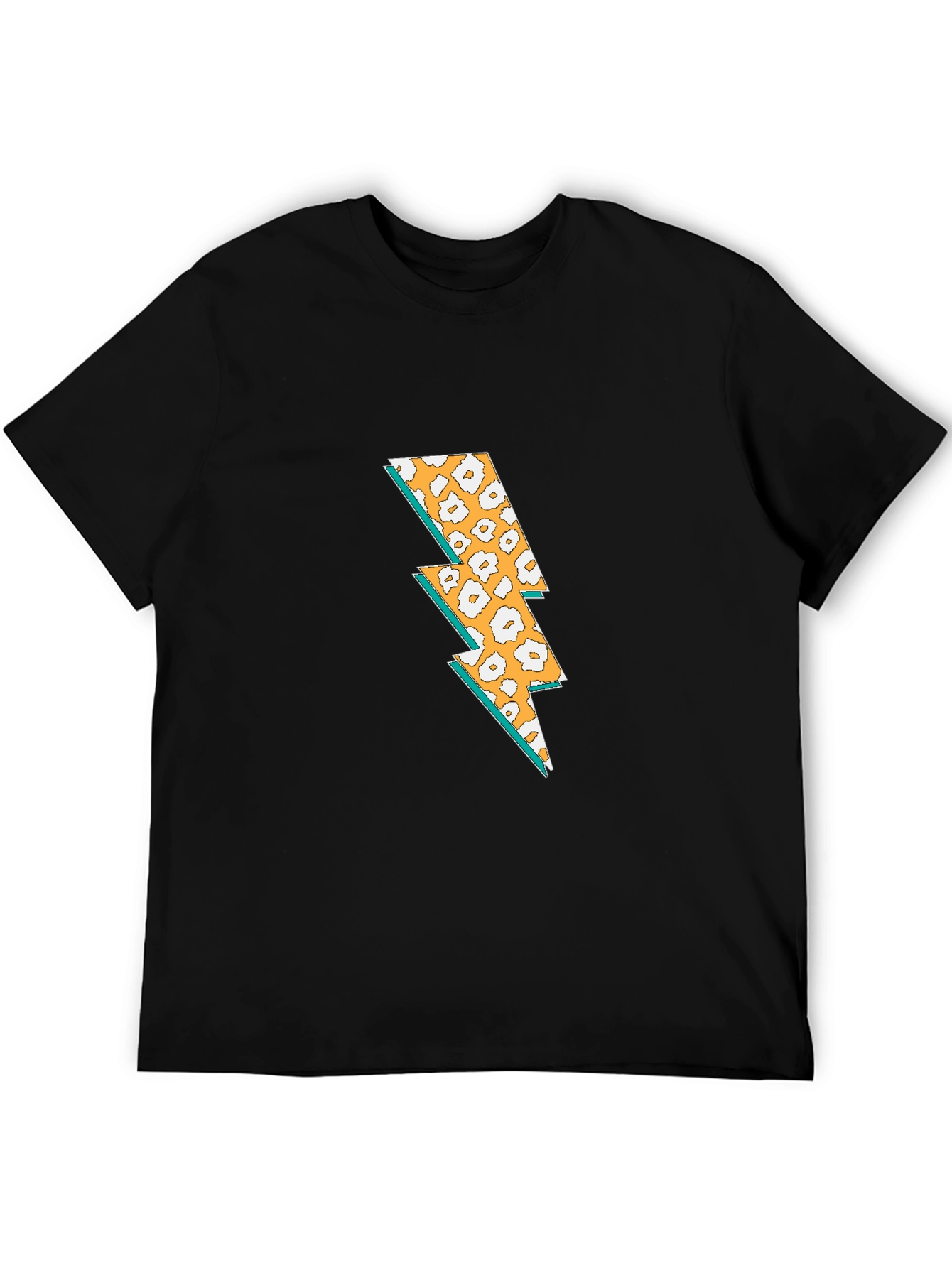 Leopard Lightning Bolt Graphic Tee