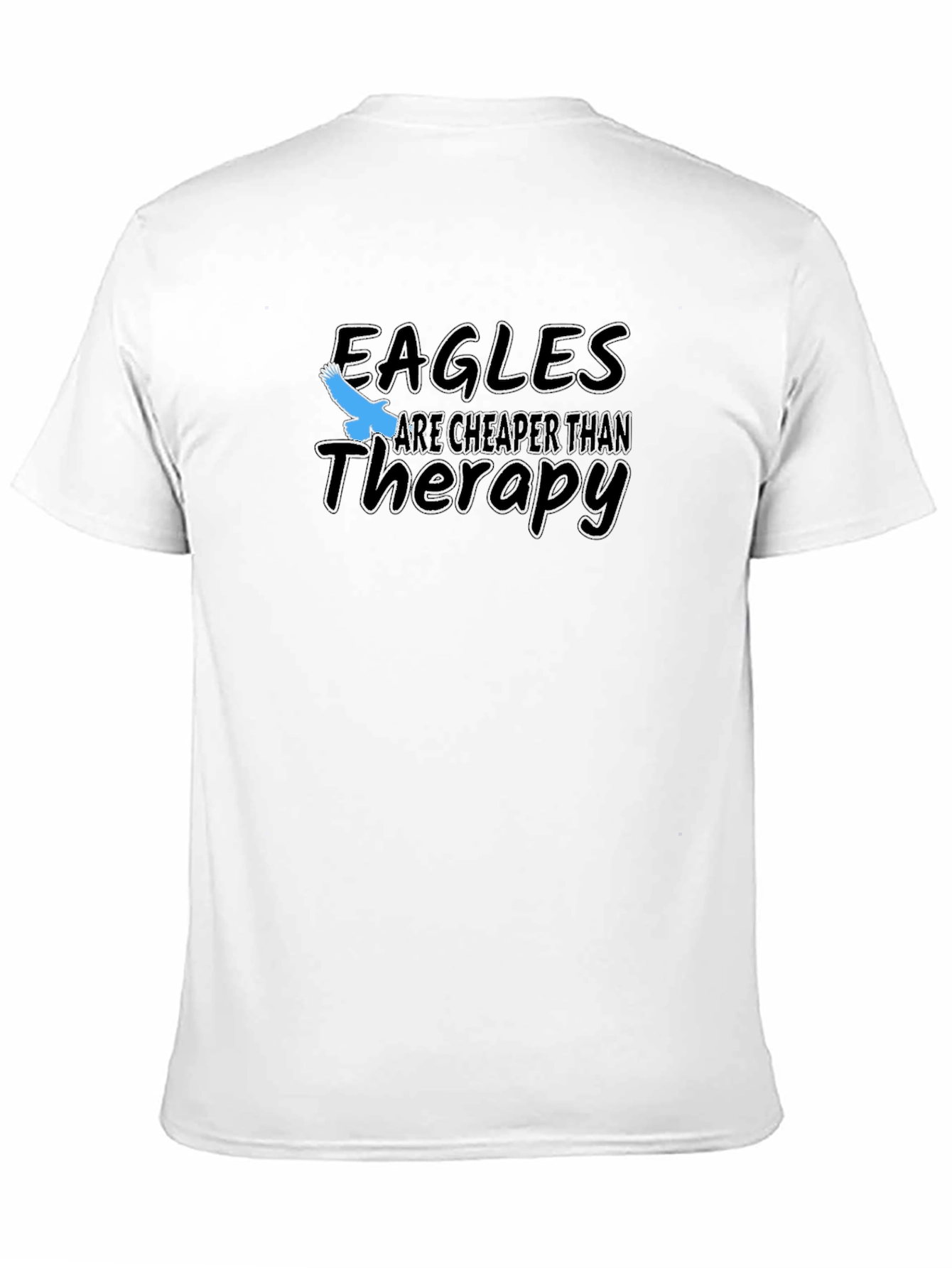 Eagles Cheaper Than Therapy Black T-Shirt
