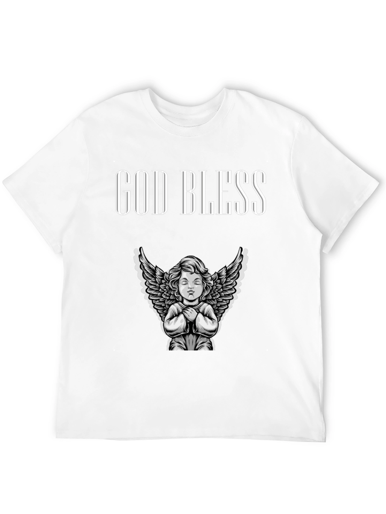 God Bless Angel Graphic T-Shirt - Unisex