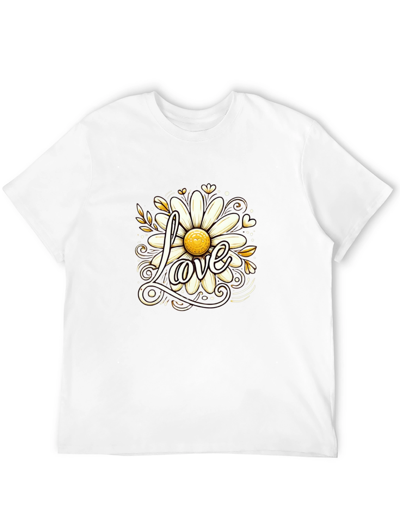 Love Daisy T-Shirt - Stylish Floral Tee