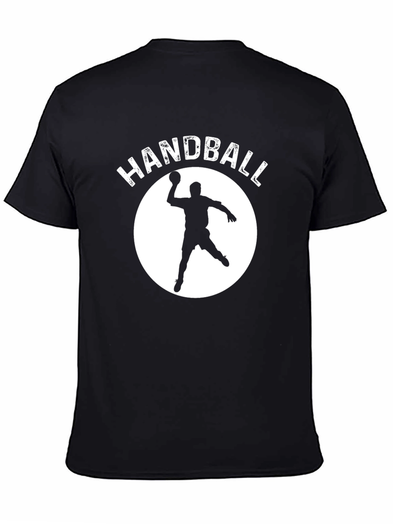 Handball Player Graphic Tee - Black T-Shirt