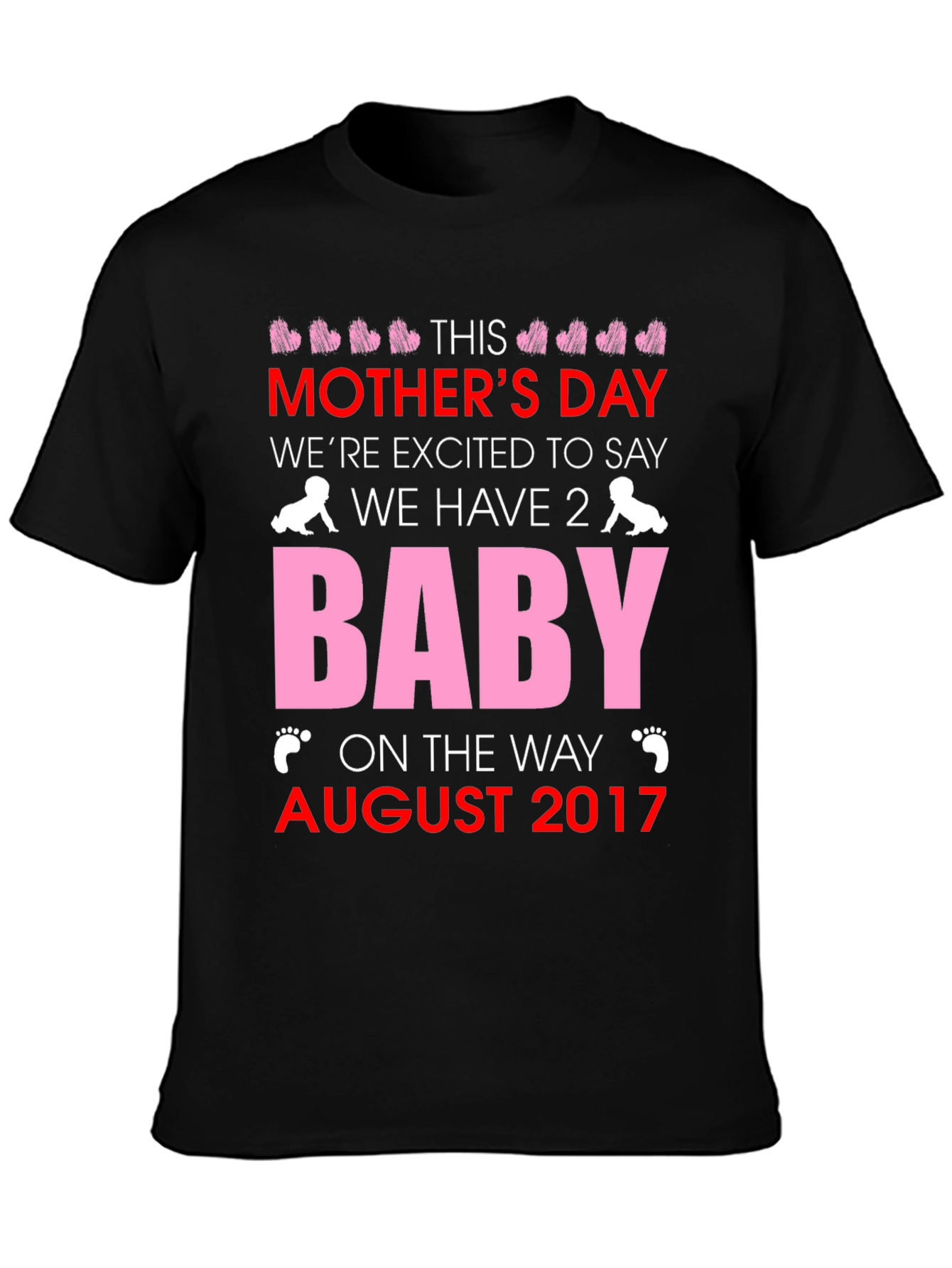 Mothers Day Baby Announcement T-Shirt