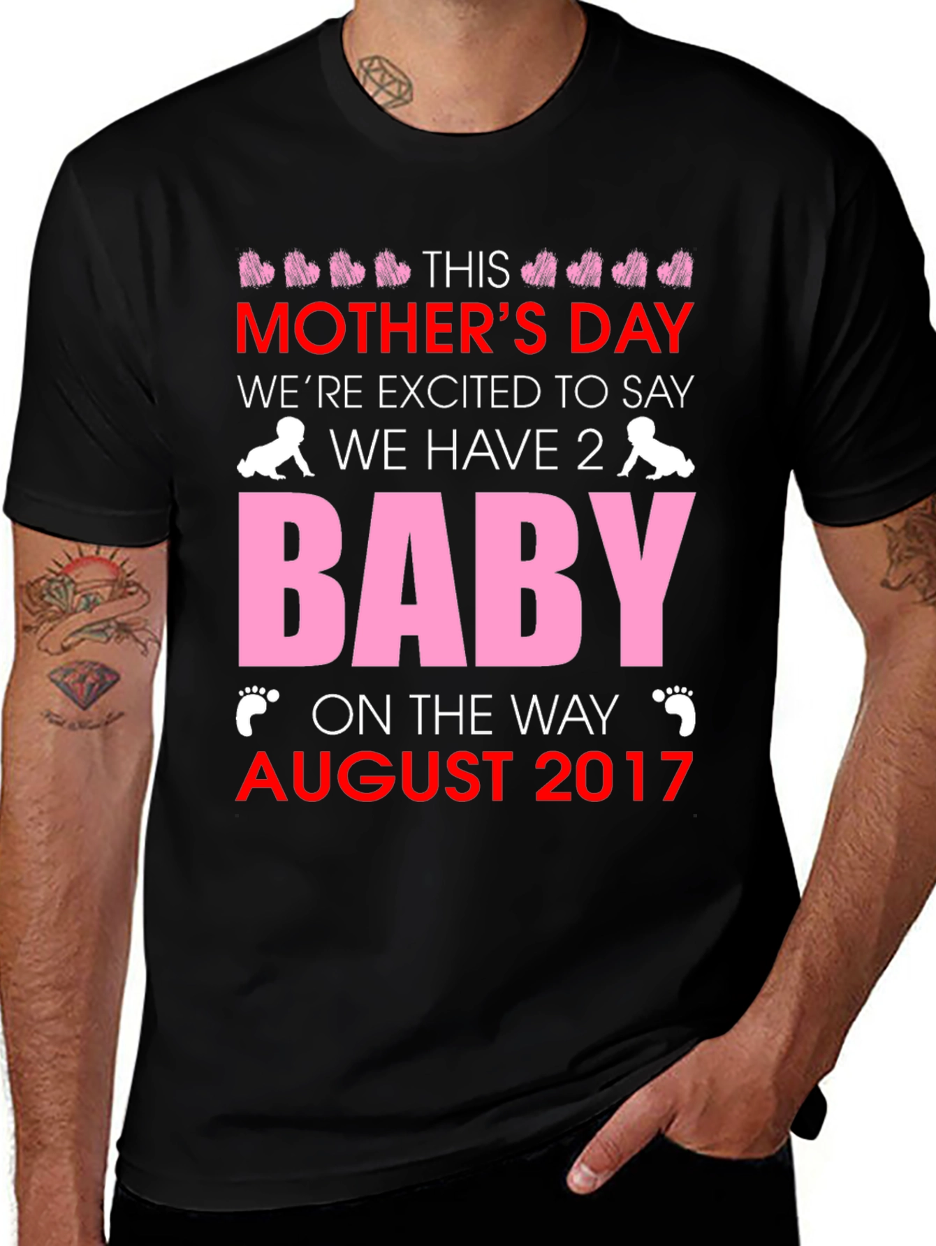 Mothers Day Baby Announcement T-Shirt