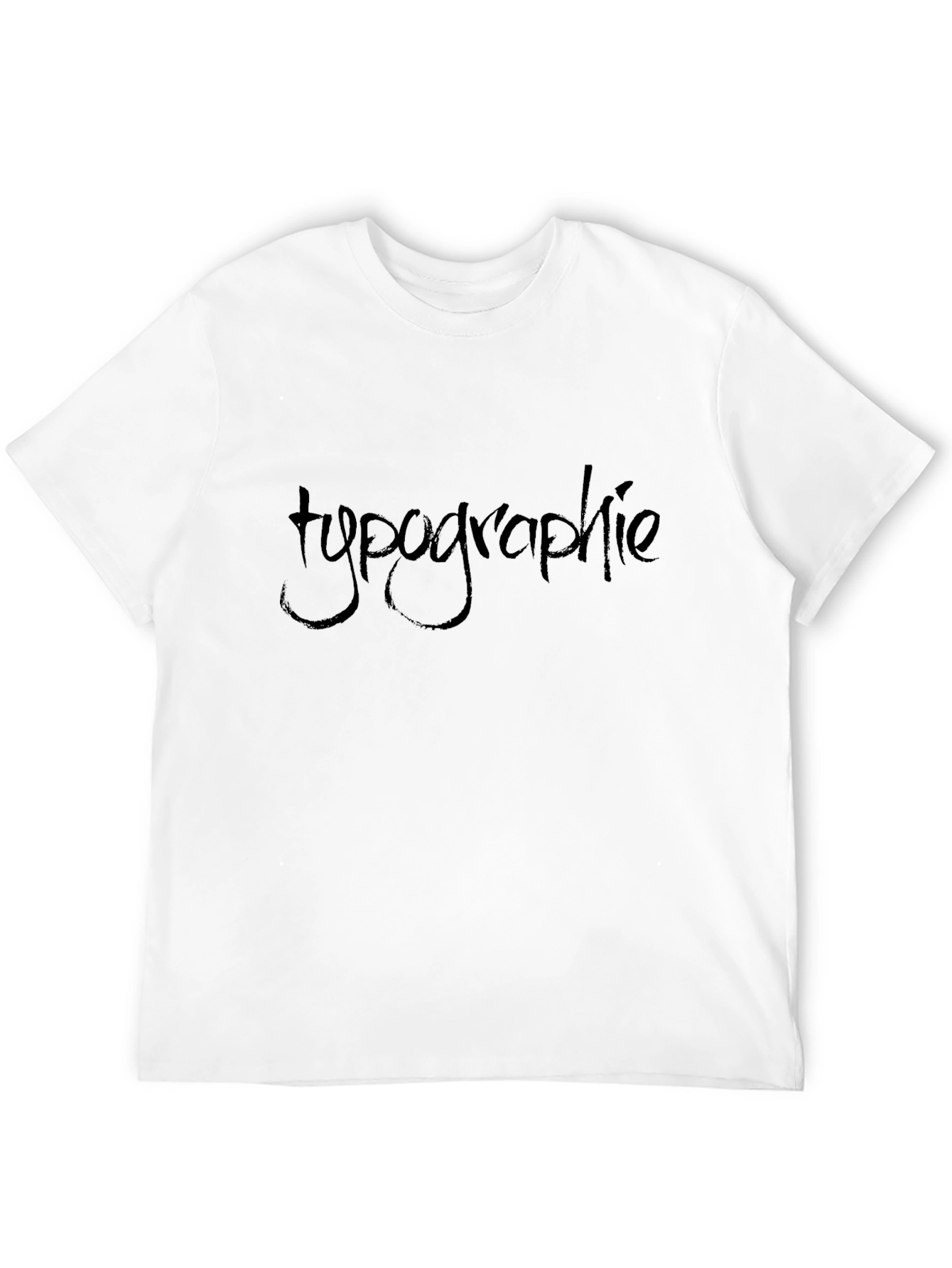Typography Black T-Shirt