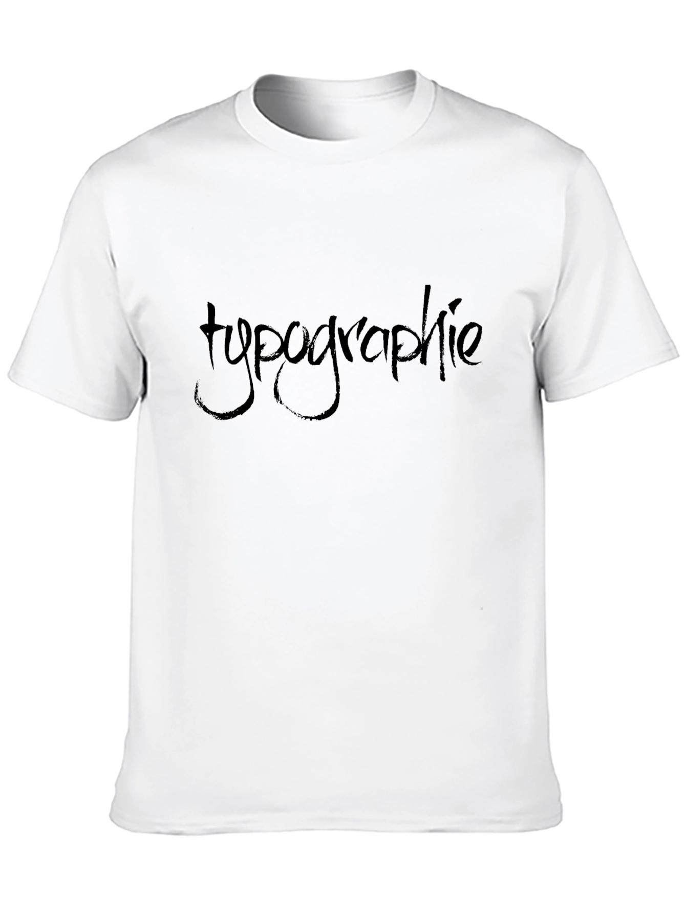 Typography Black T-Shirt