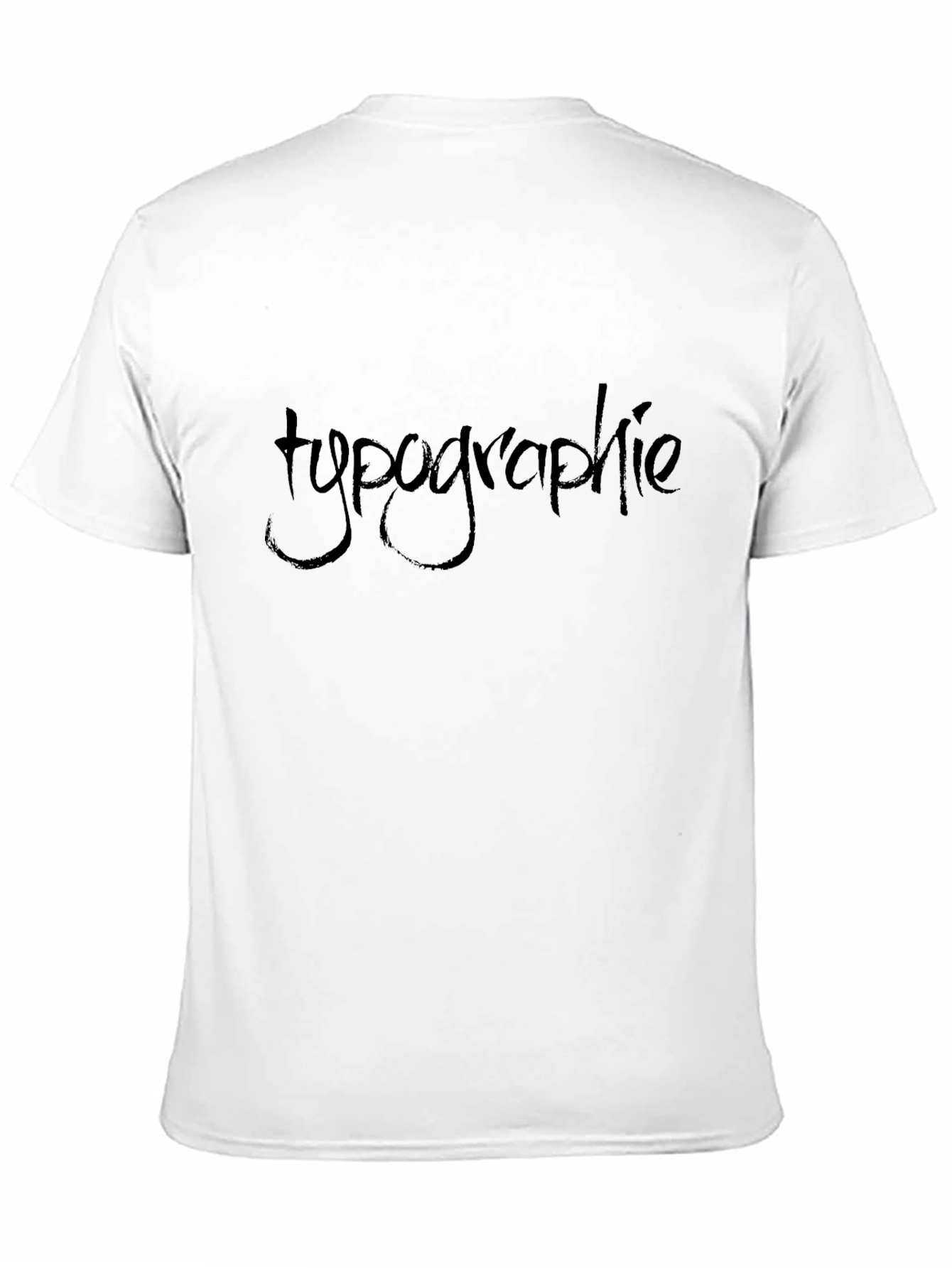 Typography Black T-Shirt