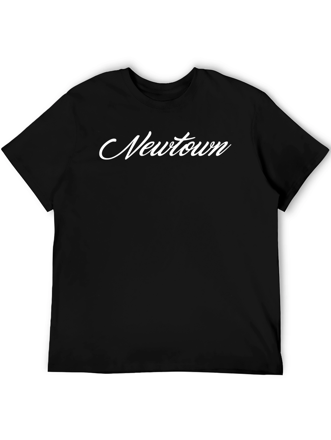 Newtown Graphic Tee - Stylish Black T-Shirt