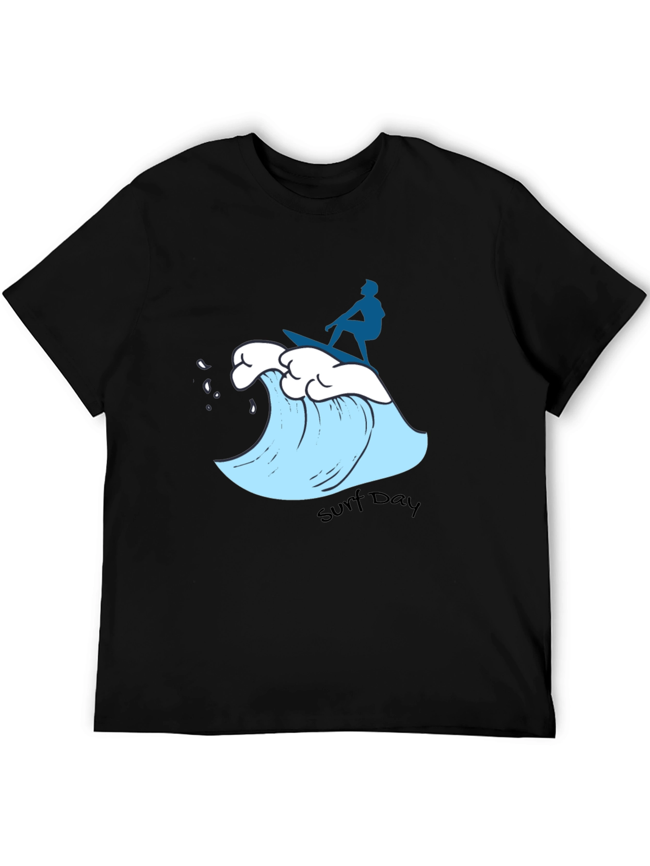 Surf Day Graphic Tee - Black