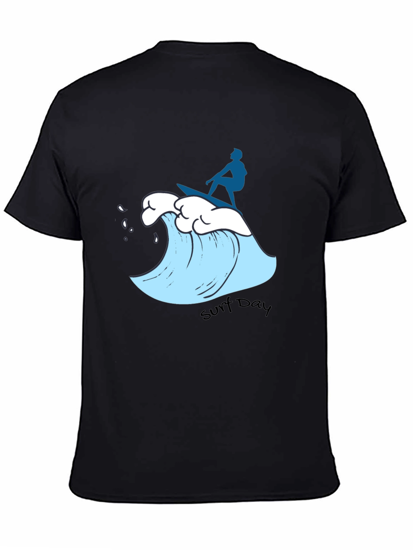 Surf Day Graphic Tee - Black