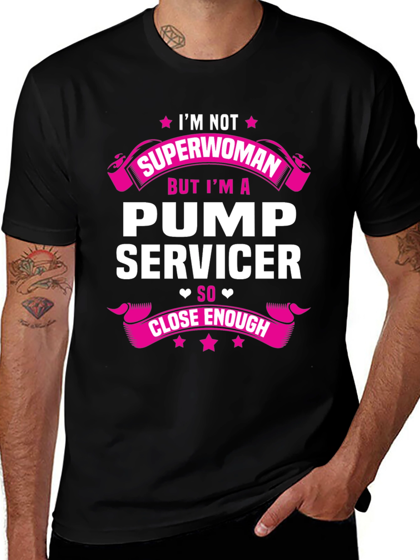 Pump Servicer T-Shirt: Im Not Superwoman