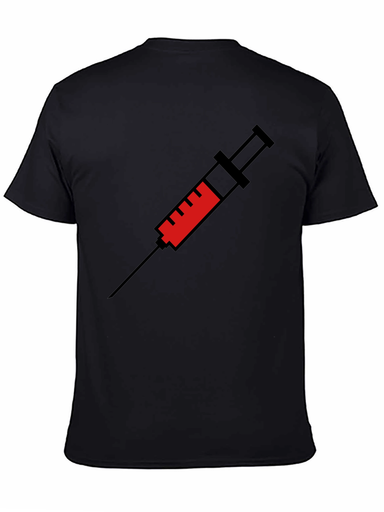 Vaccine Graphic T-Shirt - Black