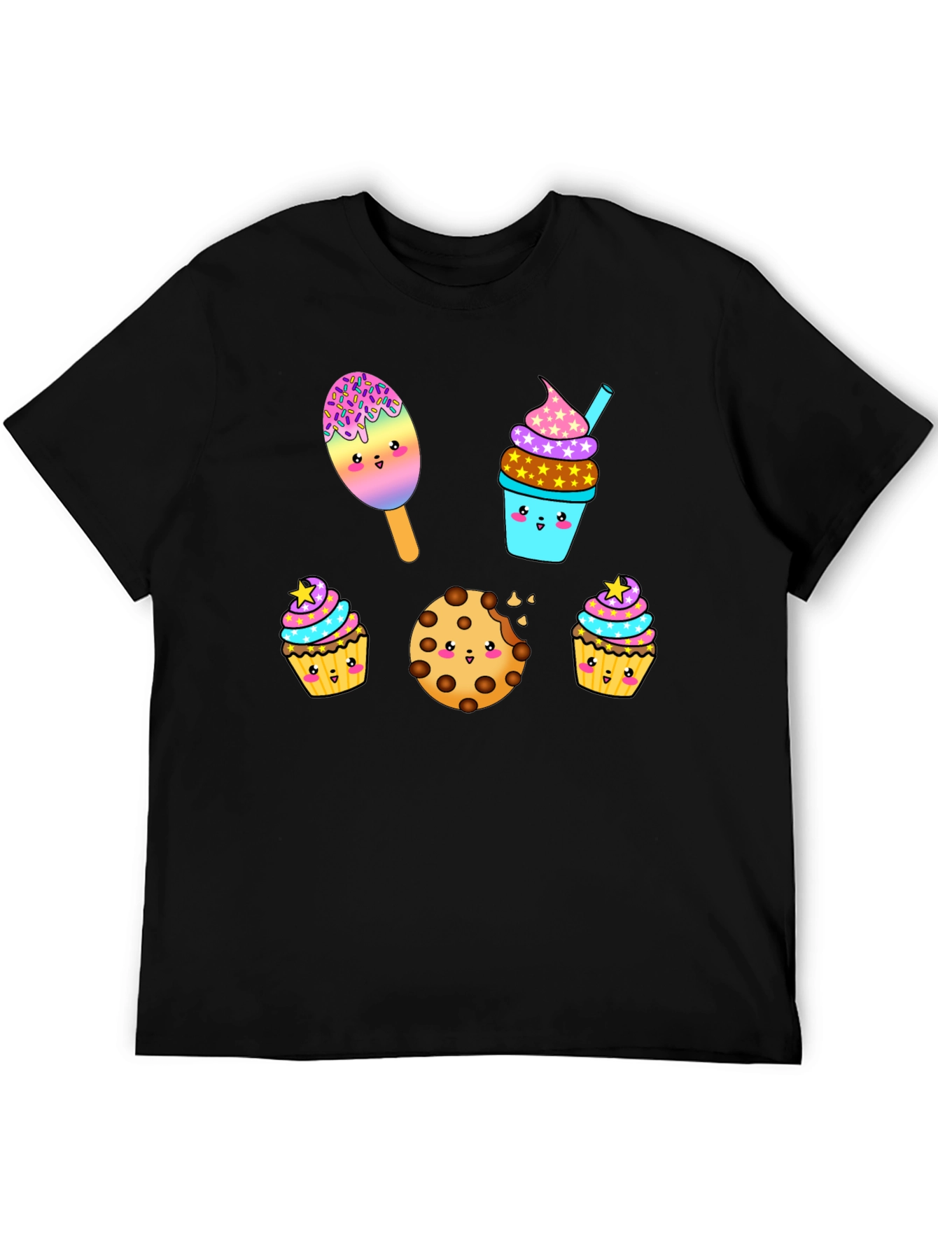 Sweet Treats Graphic Tee - Kawaii Desserts T-Shirt