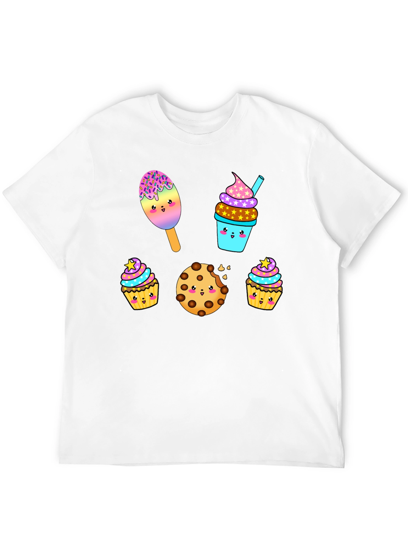 Sweet Treats Graphic Tee - Kawaii Desserts T-Shirt