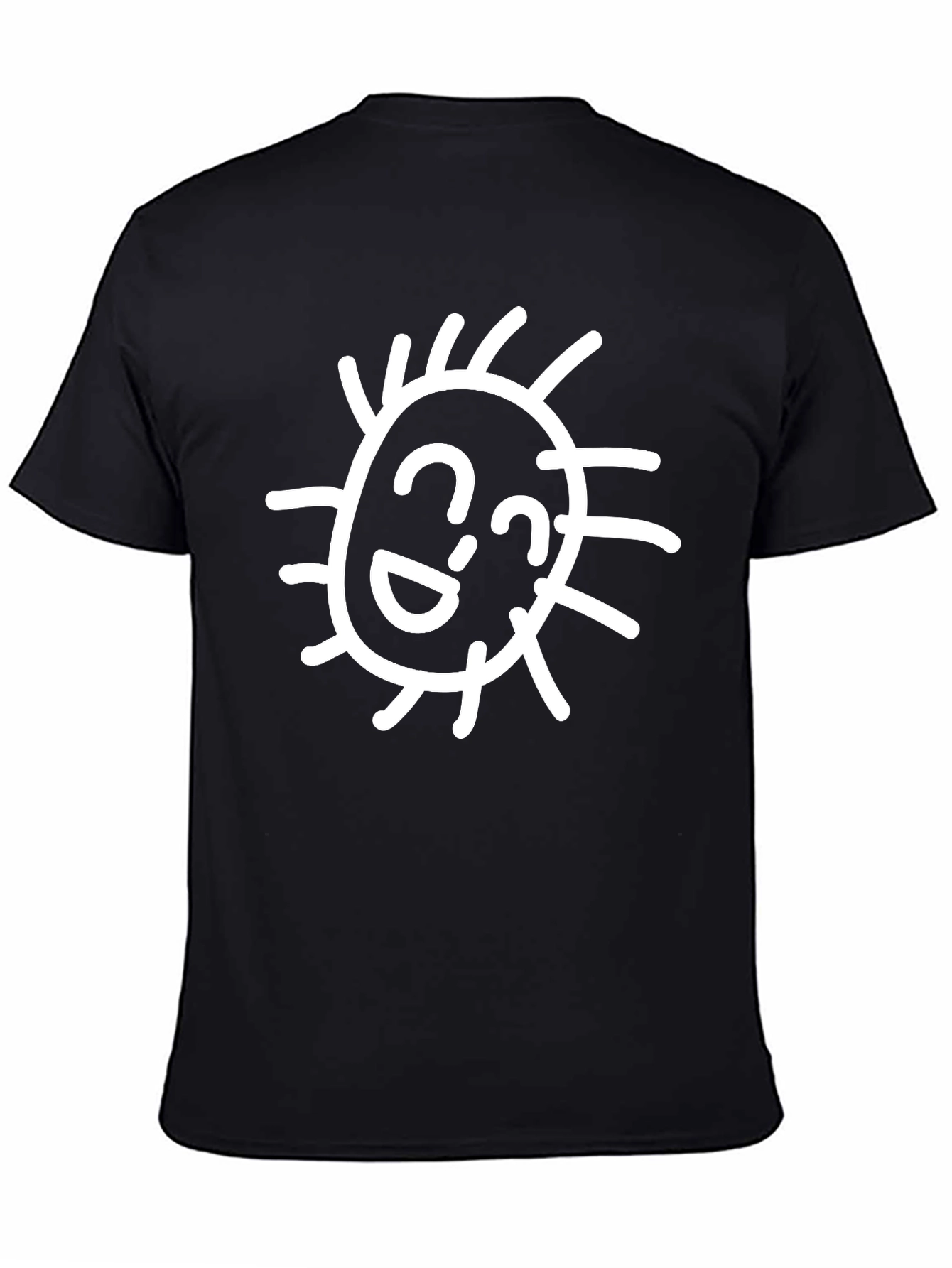 Sun Graphic Tee - Black Cotton T-Shirt