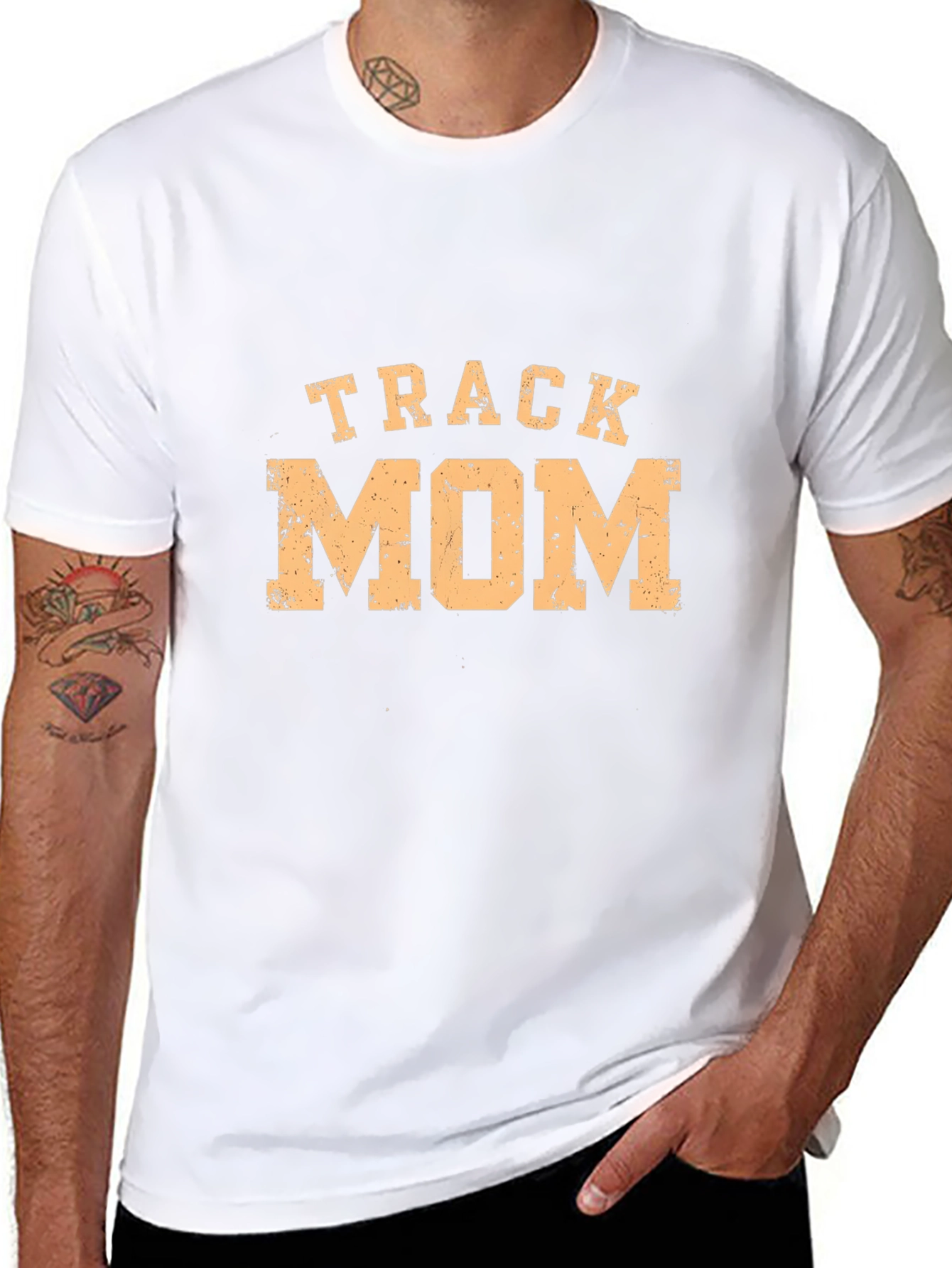 Track Mom Graphic Tee - Unisex Soft Cotton