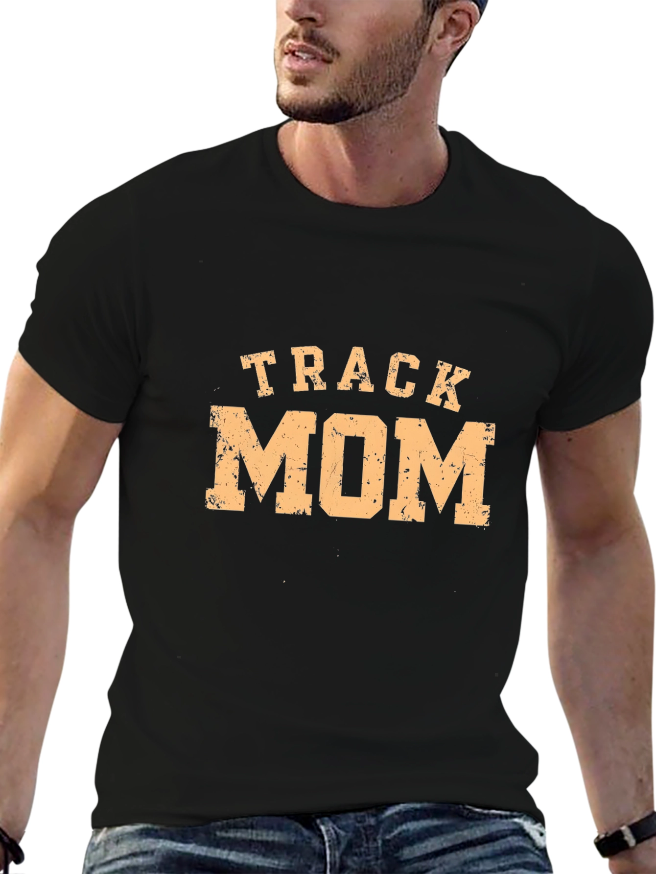 Track Mom Graphic Tee - Unisex Soft Cotton