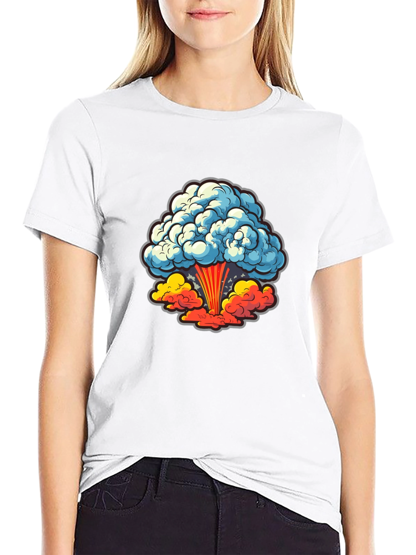 Atomic Explosion Graphic T-Shirt