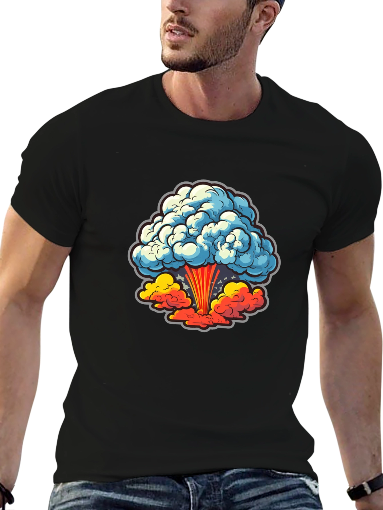 Atomic Explosion Graphic T-Shirt