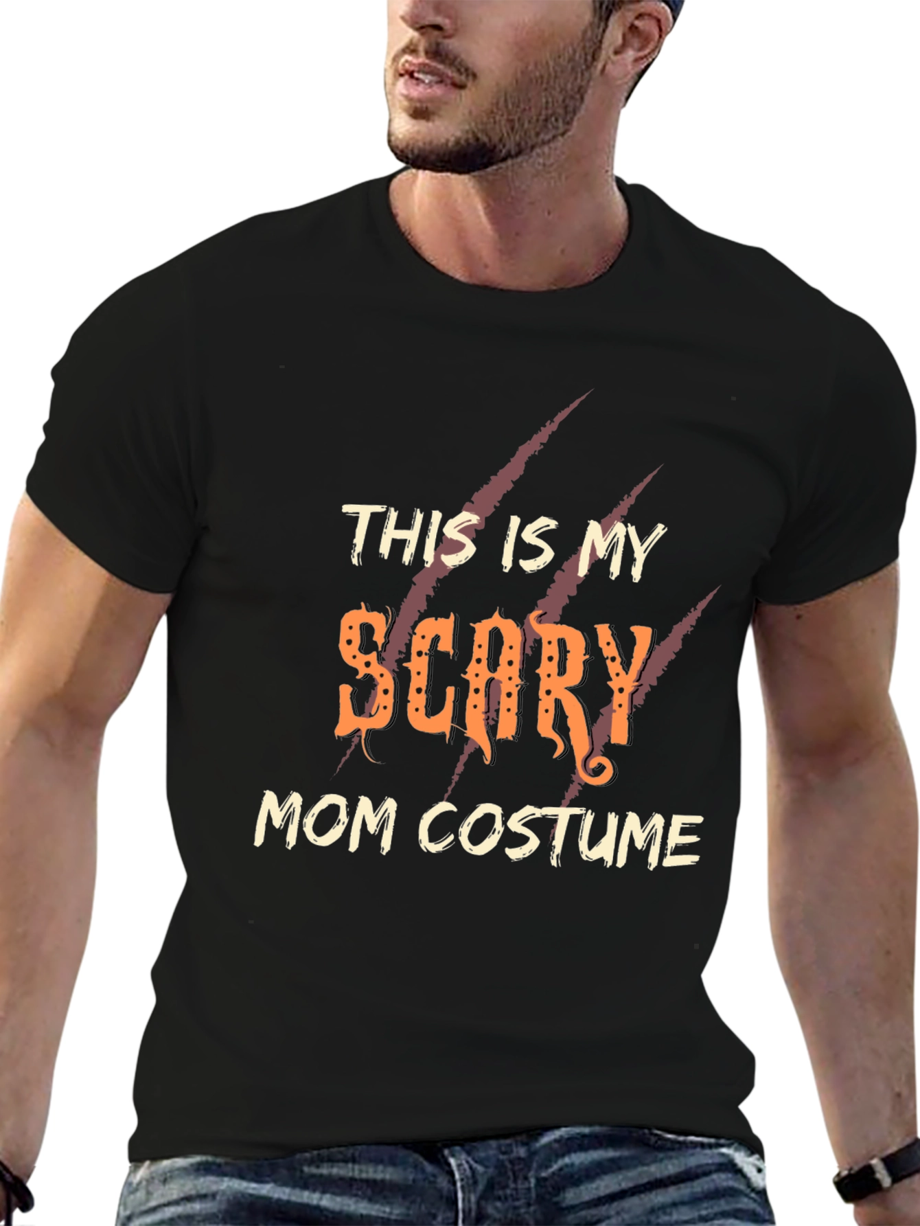 Scary Mom Costume T-Shirt - Halloween Apparel