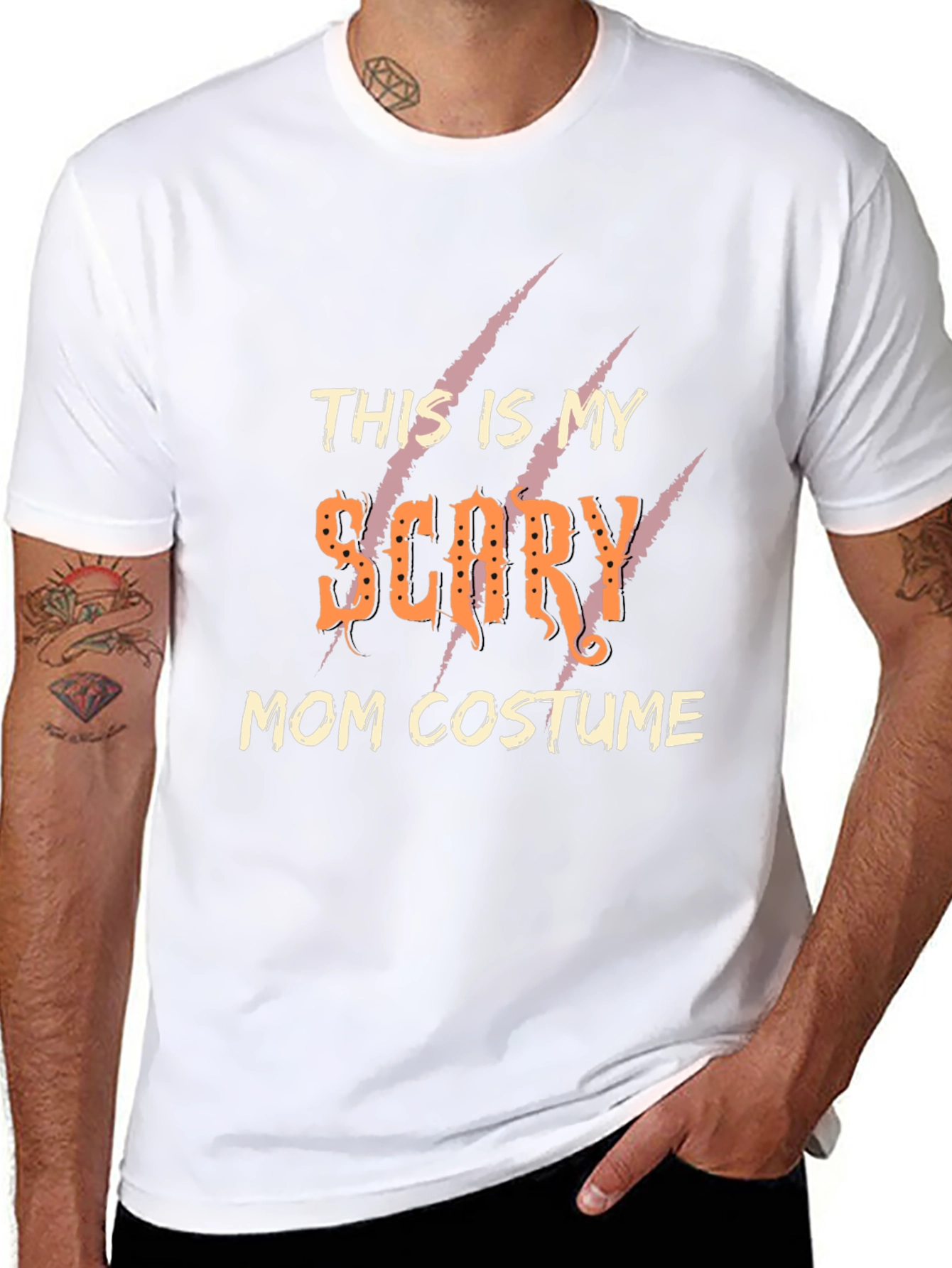 Scary Mom Costume T-Shirt - Halloween Apparel