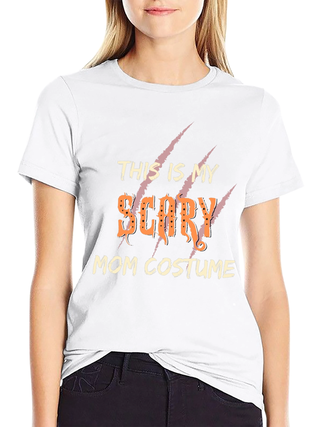 Scary Mom Costume T-Shirt - Halloween Apparel