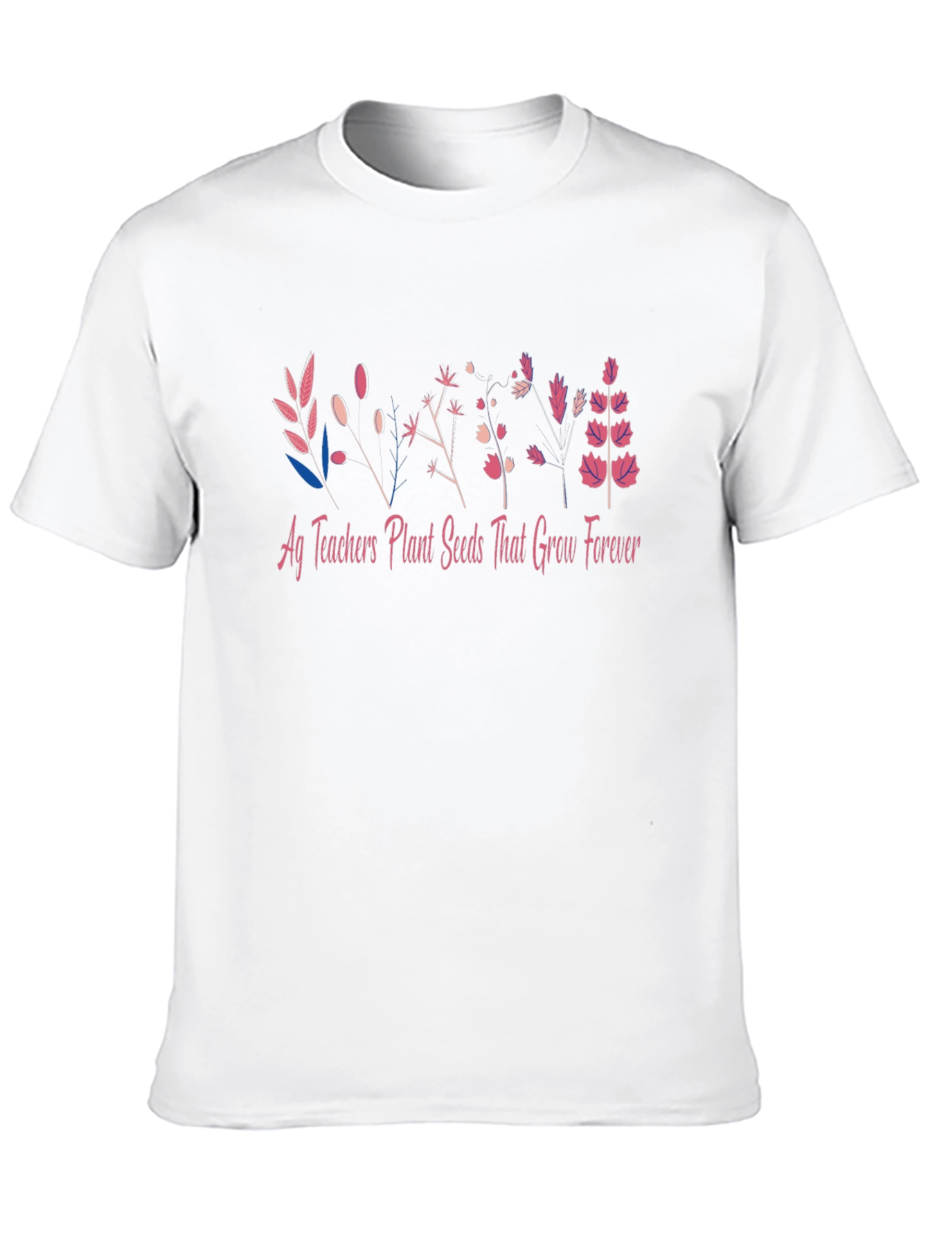 Ag Teacher Plant Seeds Black T-Shirt