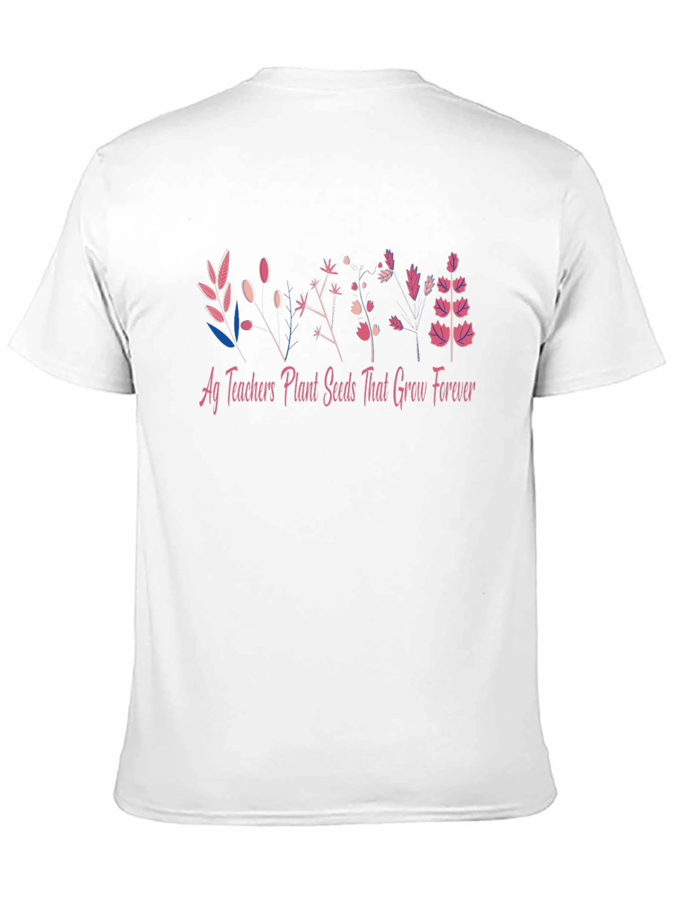 Ag Teacher Plant Seeds Black T-Shirt