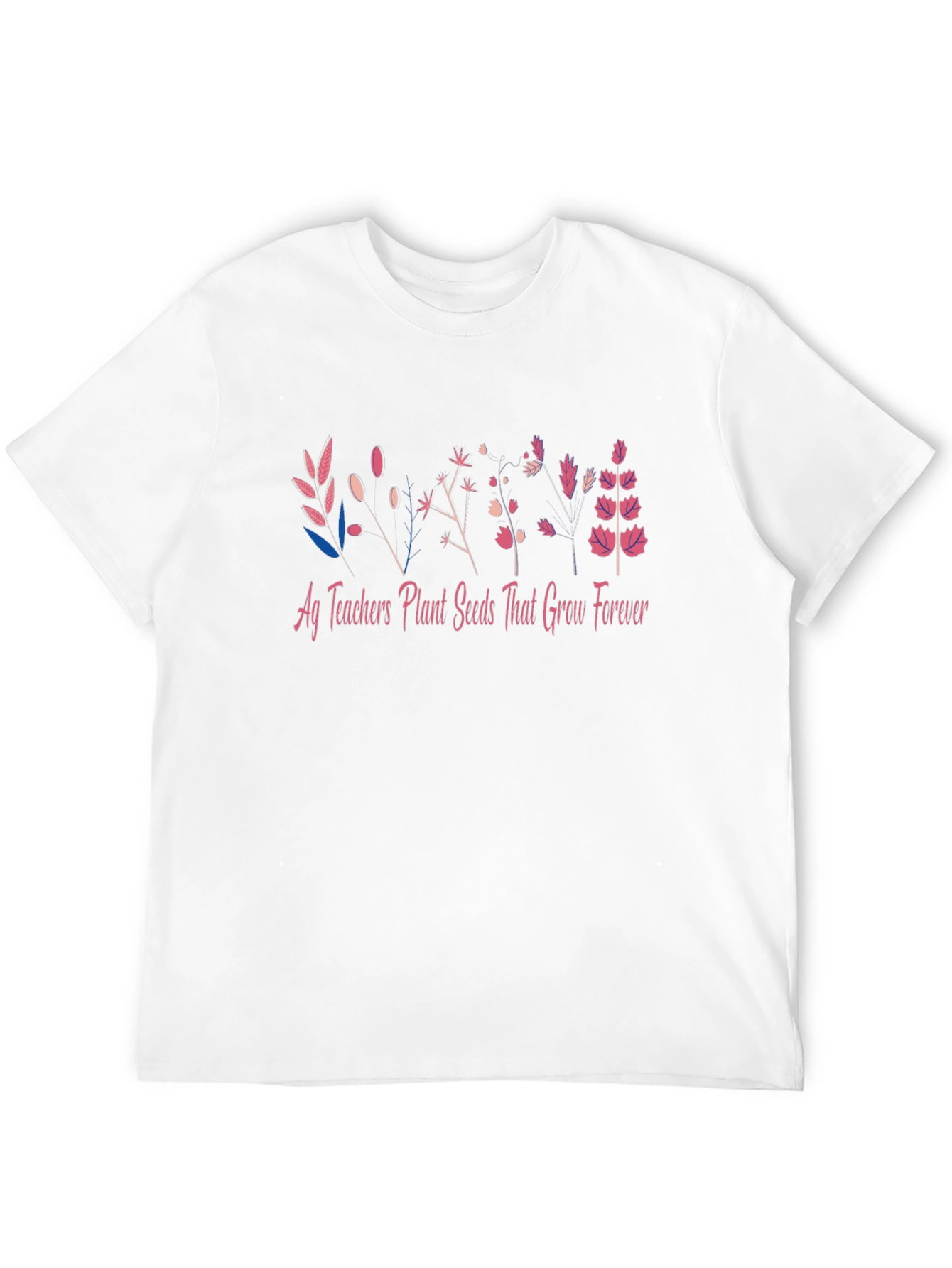 Ag Teacher Plant Seeds Black T-Shirt